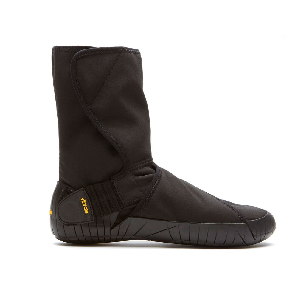 Botas Hombre Negros - Furoshiki New Yorker Mid - EYVGCF-726